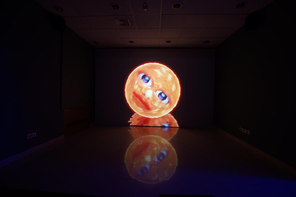 Agnieszka Polska, The New Sun, 2017, 6th Athens Biennale 2018 ANTI, photo by Nysos Vasilopoulos